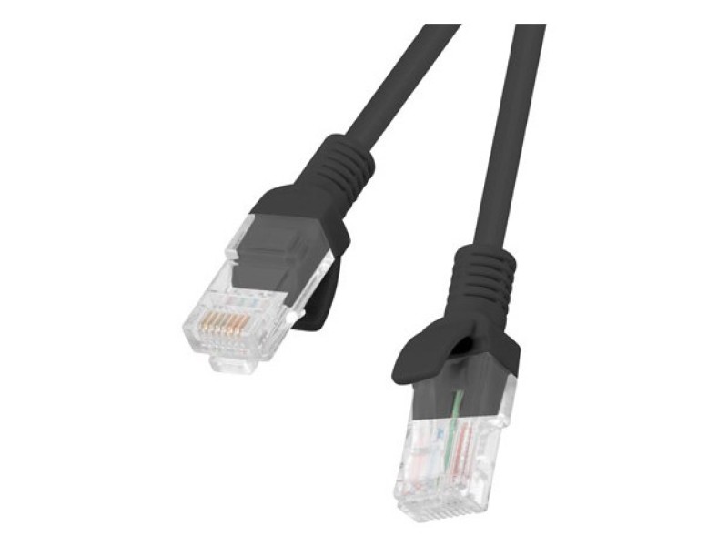 Lanberg PCU5-20CC-0025-BK networking cable Black 0.25 m Cat5e U/UTP (UTP) PCU5-20CC-0025-BK – Lanberg  Пач кабели