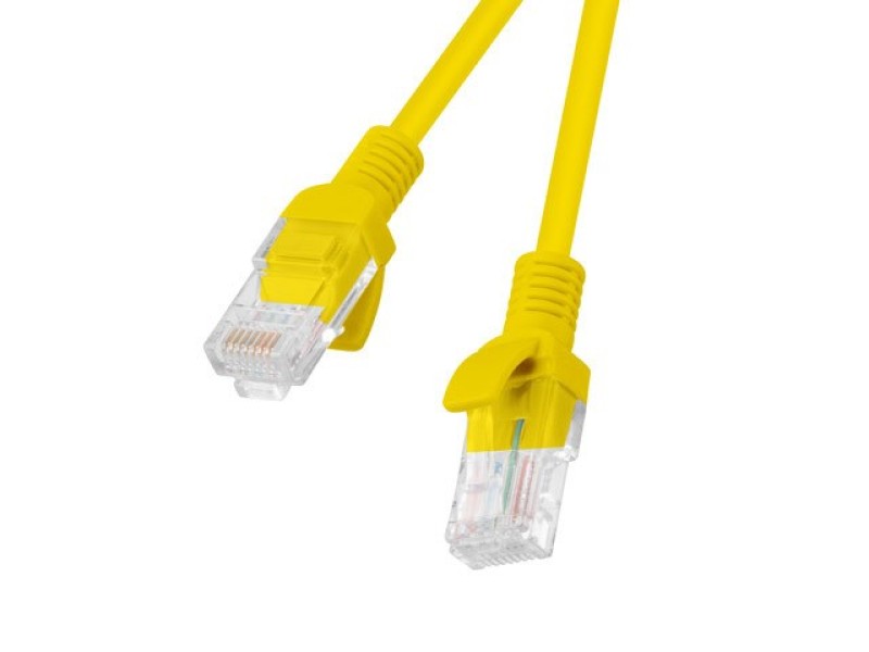 Lanberg PCU5-20CC-0050-Y networking cable Yellow 0.5 m Cat5e U/UTP (UTP) PCU5-20CC-0050-Y – Lanberg  Пач кабели