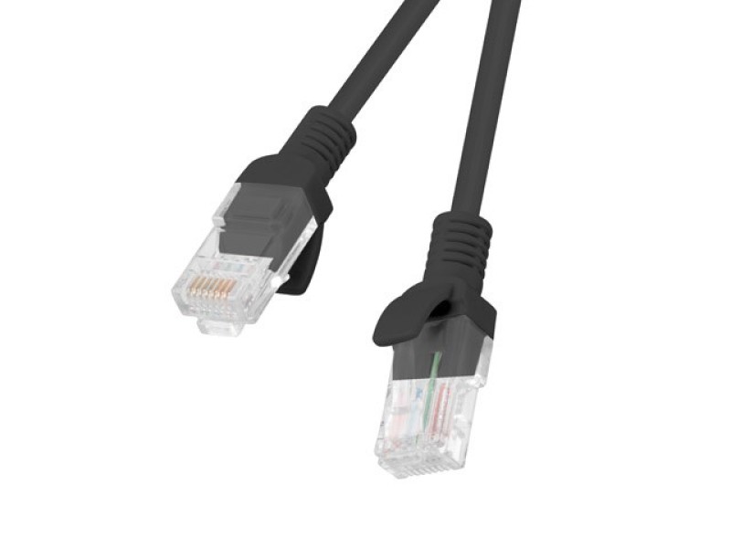 Lanberg PCU6-10CC-0100-BK networking cable Black 1 m Cat6 U/UTP (UTP) PCU6-10CC-0100-BK – Lanberg  Пач кабели