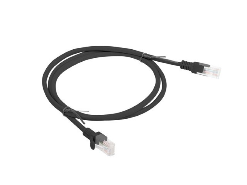 Lanberg PCU6-10CC-0100-BK networking cable Black 1 m Cat6 U/UTP (UTP) PCU6-10CC-0100-BK – Lanberg  Пач кабели