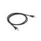 Lanberg PCU6-10CC-0100-BK networking cable Black 1 m Cat6 U/UTP (UTP) PCU6-10CC-0100-BK – Lanberg  Пач кабели