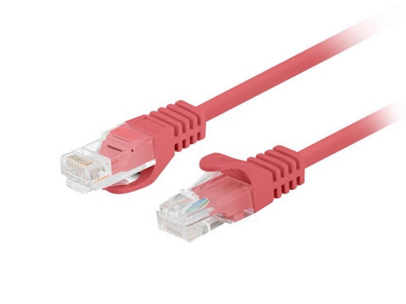Lanberg PCU6-20CC-0100-R networking cable Red 1 m Cat6 U/UTP (UTP) PCU6-20CC-0100-R – Lanberg  Пач кабели