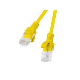 Lanberg Patchcord RJ45, Cat. 5e, UTP, 1 м, жълт