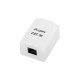 Lanberg OU5-0001-W outlet box RJ-45 White Lanberg OU5-0001-W outlet box RJ-45 White