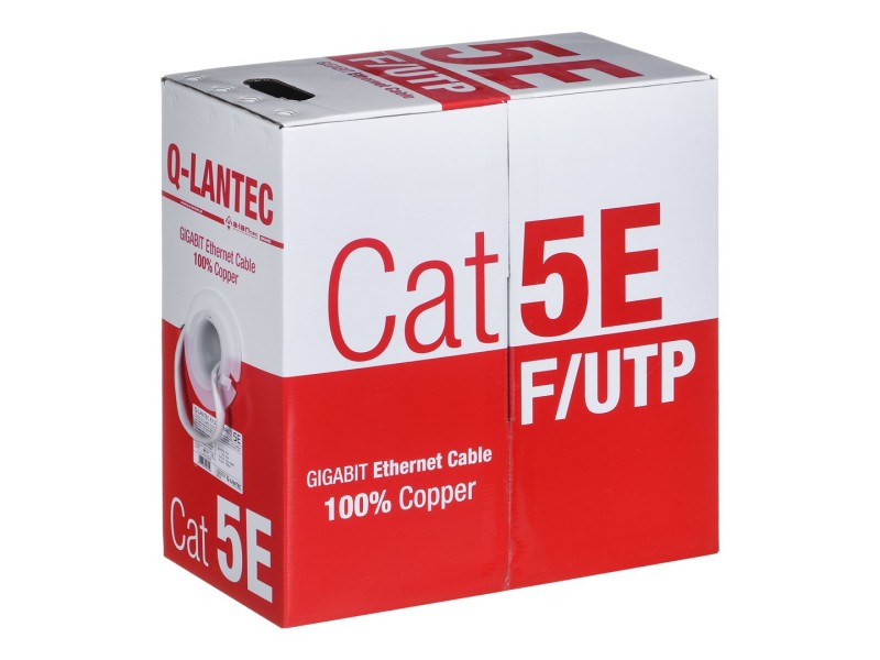 Alantec KIF5PVC305Q networking cable Grey 305 m Cat5e F/UTP (FTP) KIF5PVC305Q – Q-LANTEC Кабели, жакове и букси