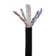 Alantec KIU6OUTZ305 networking cable 305 m Cat6 U/UTP (UTP) Black KIU6OUTZ305 – ALANTEC Кабели, жакове и букси