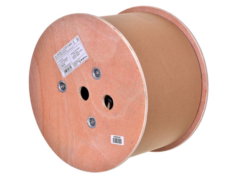 Alantec KIU6OUTZ305 networking cable 305 m Cat6 U/UTP (UTP) Black KIU6OUTZ305 – ALANTEC Кабели, жакове и букси