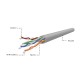 Gembird CAT5e UTP LAN cable (CCA), solid, 100m, grey UPC-5004E-SOL/100 – GEMBIRD Кабели, жакове и букси