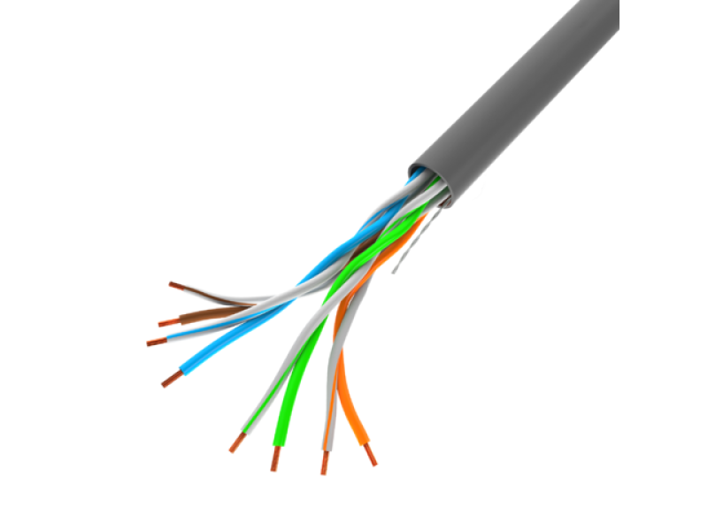 LANBERG LAN UTP CABLE 100MB/S 305M WIRE CCA GREY LCU5-10CC-0305-S – Lanberg  Кабели, жакове и букси