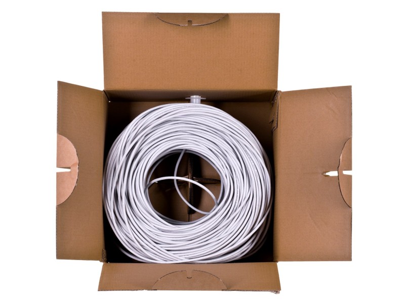 Lanberg LCU6-12CU-0305-S networking cable 305 m Cat6 U/UTP (UTP) Gray LCU6-12CU-0305-S – Lanberg  Кабели, жакове и букси