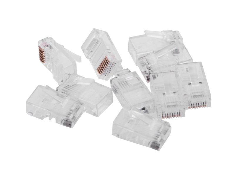 Cablexpert PLUG3UP6/100 wire connector 1 Transparent PLUG3UP6/100 – GEMBIRD Кабели, жакове и букси