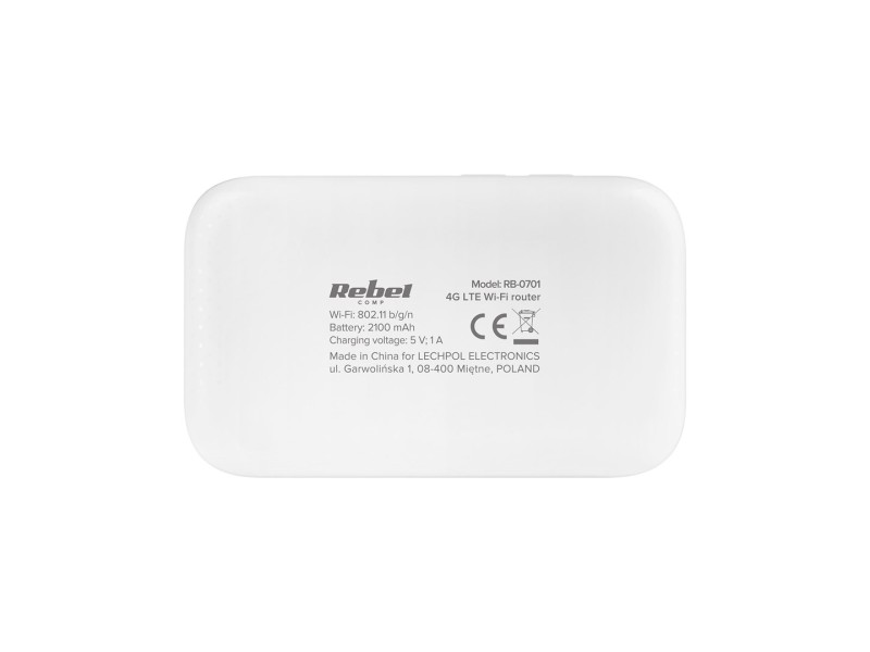 Rebel RB-0701 wireless router Single-band (2.4 GHz) 3G 4G RB-0701 – Rebel Безжични рутери