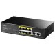 Cudy FS1010P network switch Fast Ethernet (10/100) Power over Ethernet (PoE) Black FS1010P – Cudy Суичове без - контрол