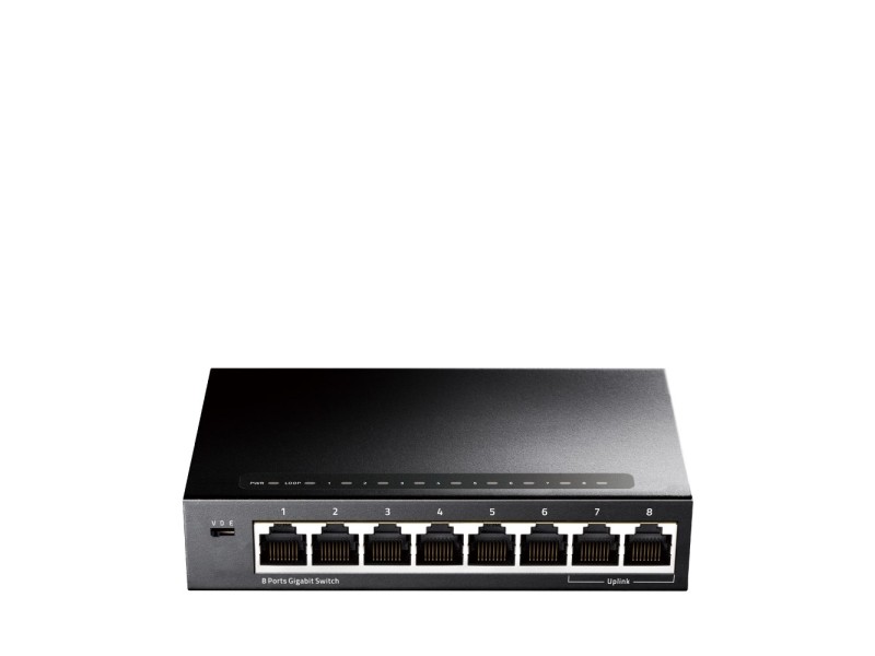 Cudy GS108 network switch Gigabit Ethernet (10/100/1000) Black GS108 – Cudy Суичове без - контрол