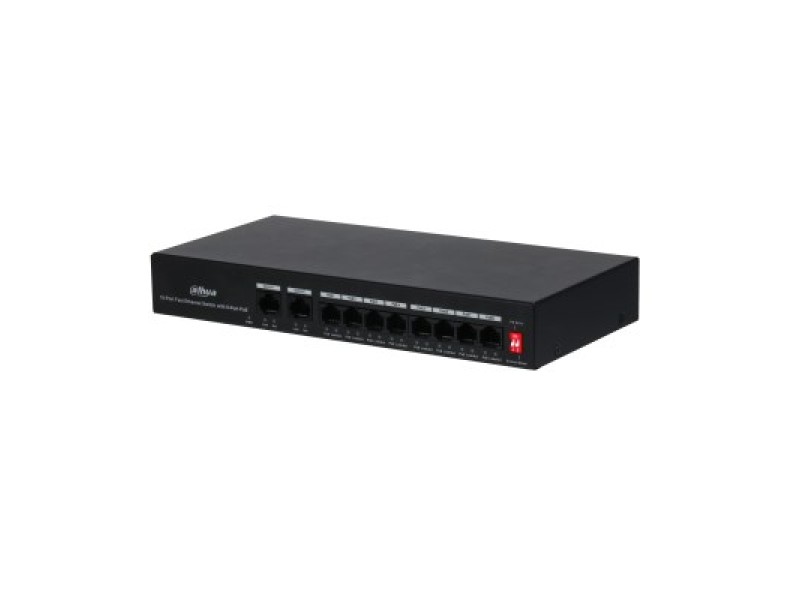 Dahua Technology PoE DH-PFS3010-8ET-65 network switch Fast Ethernet (10/100) Power over Ethernet (PoE) Black PFS3010-8ET-65 – DAHUA Суичове без - контрол