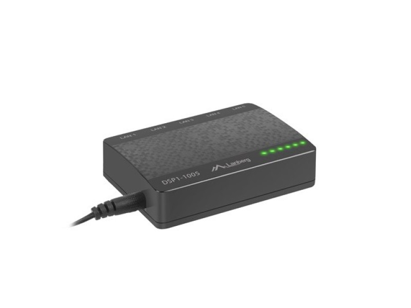 LANBERG SWITCH DSP1-1005 (5-PORT, 1GB/S) DSP1-1005 – Lanberg  Суичове без - контрол