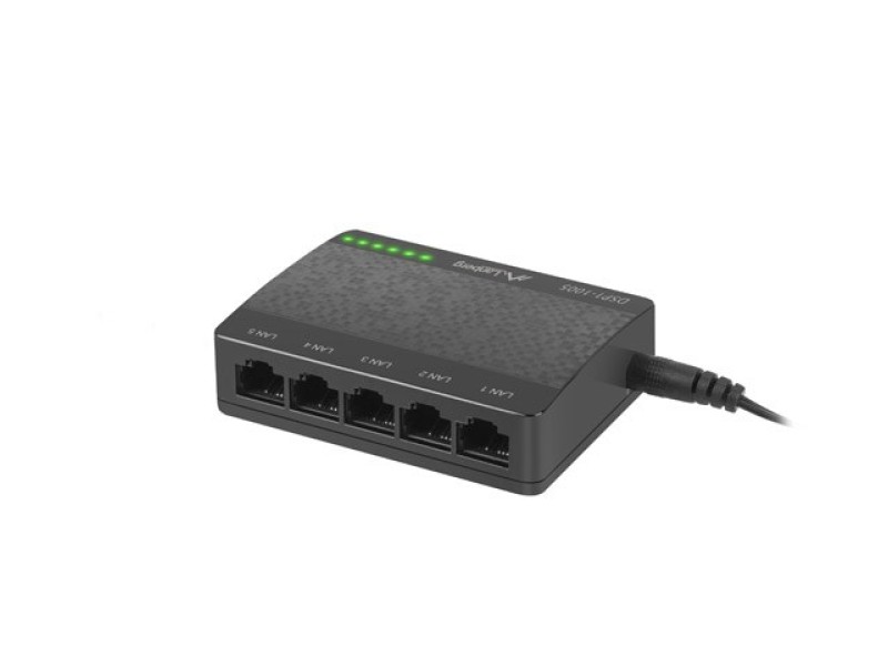 LANBERG SWITCH DSP1-1005 (5-PORT, 1GB/S) DSP1-1005 – Lanberg  Суичове без - контрол