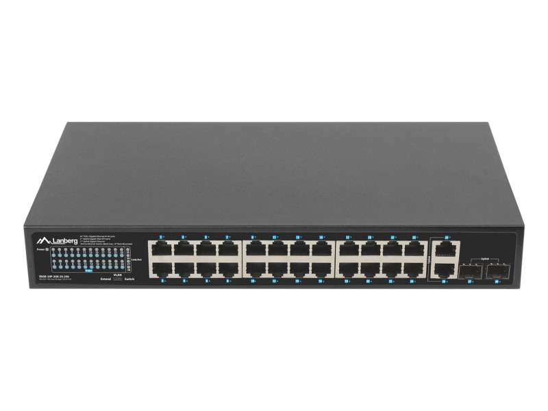 Lanberg RSGE-24P-2GE-2S-250 network switch Unmanaged RSGE-24P-2GE-2S-250 – Lanberg  Суичове без - контрол