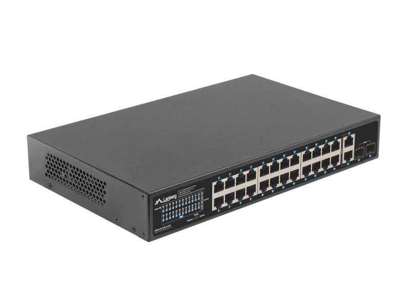 Lanberg RSGE-24P-2GE-2S-360 network switch Unmanaged RSGE-24P-2GE-2S-360 – Lanberg  Суичове без - контрол