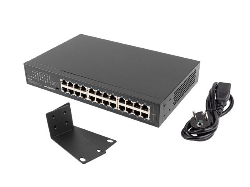 Lanberg Switch RSGE-24 Rack 19  (24-port, 1Gb) RSGE-24 – Lanberg  Суичове без - контрол