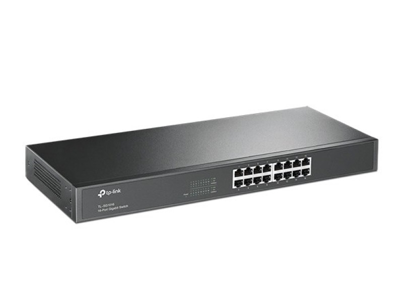 TP-LINK 16-Port Gigabit Rackmount Network Switch TL-SG1016 – TP-Link Суичове без - контрол