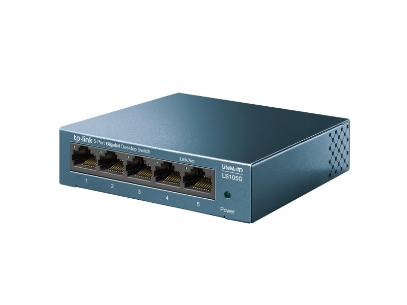 TP-Link 5-Port 10/100/1000Mbps Desktop Network Switch TL-LS105G – TP-Link Суичове без - контрол
