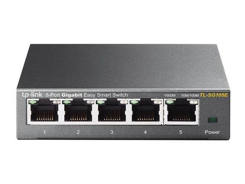 TP-Link 5-Port Gigabit Easy Smart Switch TL-SG105E – TP-Link Суичове без - контрол