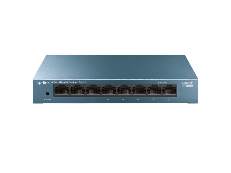 TP-Link 8-Port 10/100/1000Mbps Desktop Network Switch TL-LS108G – TP-Link Суичове без - контрол
