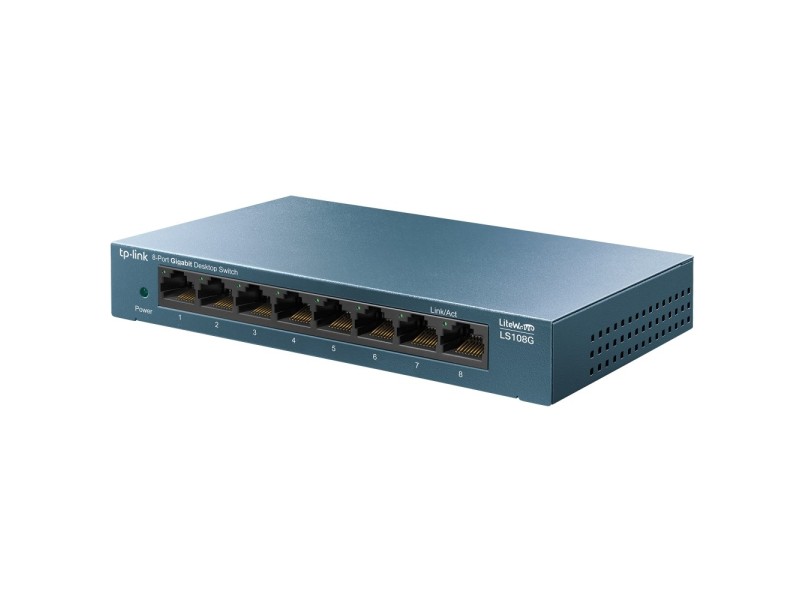 TP-Link 8-Port 10/100/1000Mbps Desktop Network Switch TL-LS108G – TP-Link Суичове без - контрол