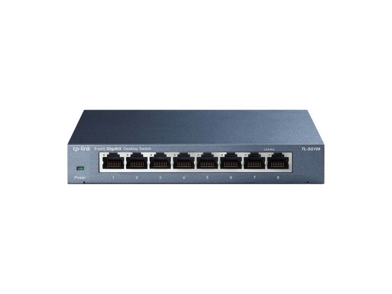 TP-Link 8-Port 10/100/1000Mbps Desktop Network Switch TL-SG108 – TP-Link Суичове без - контрол