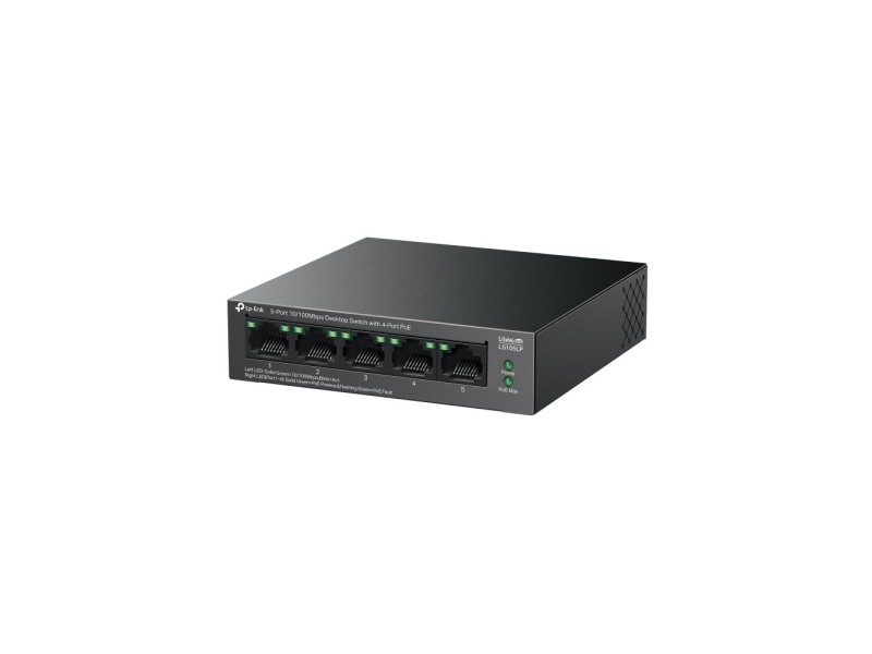 TP-Link LiteWave LS105P Unmanaged Fast Ethernet (10/100) Power over Ethernet (PoE) Black LS105LP – TP-Link Суичове без - контрол