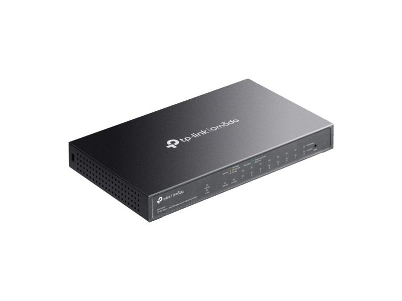 TP-Link Omada ES210GMP network switch Managed Gigabit Ethernet (10/100/1000) Power over Ethernet (PoE) Black ES210GMP – TP-Link Суичове без - контрол