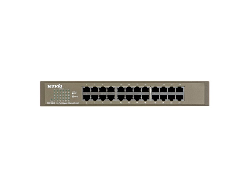 Tenda 24-port Gigabit Ethernet Switch Unmanaged Blue TEG1024D – TENDA Суичове без - контрол