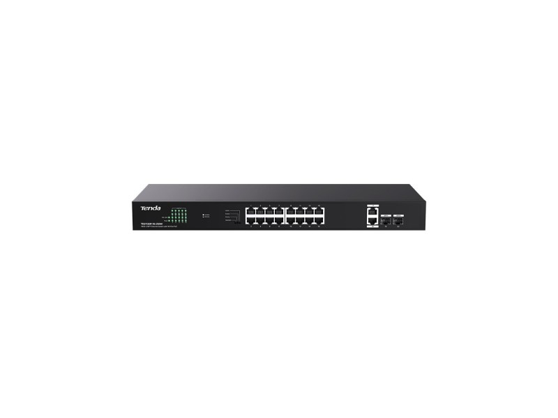 Tenda TEG1120P-16-250W network switch Unmanaged Gigabit Ethernet (10/100/1000) Power over Ethernet (PoE) TEG1120P-16-250W – TENDA Суичове без - контрол