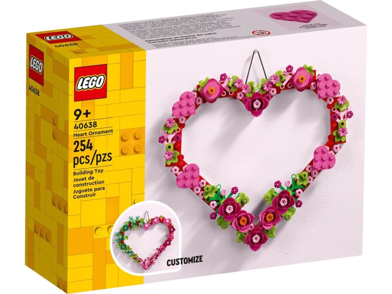 LEGO 40638 HEART ORNAMENT 40638 – Lego Конструктори