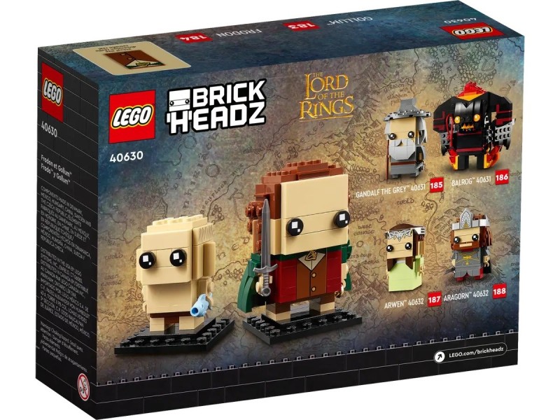 LEGO BRICKHEADZ 40630 Frodo & Gollem 40630 – Lego Конструктори