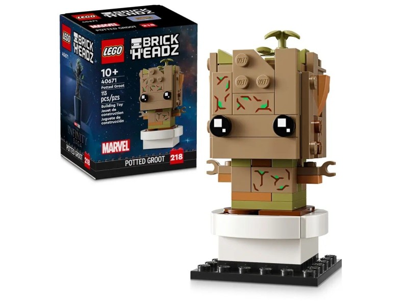 LEGO BRICKHEADZ 40671 Potted Groot LEGO BRICKHEADZ 40671 Potted Groot 40671 – Lego Конструктори
