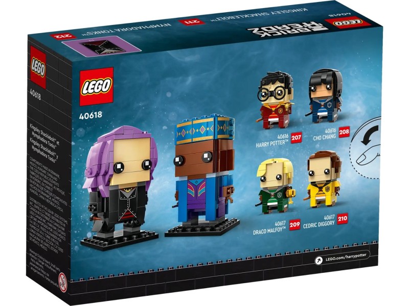 LEGO BRICKHEADZ HARRY POTTER 40618 KINGSLEY SHACKLEBOLT AND NIMFADORA TONKS 40618 – Lego Конструктори