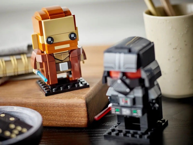 LEGO BRICKHEADZ STAR WARS 40547 Obi-Wan Kenobi and Darth Vader 40547 – Lego Конструктори