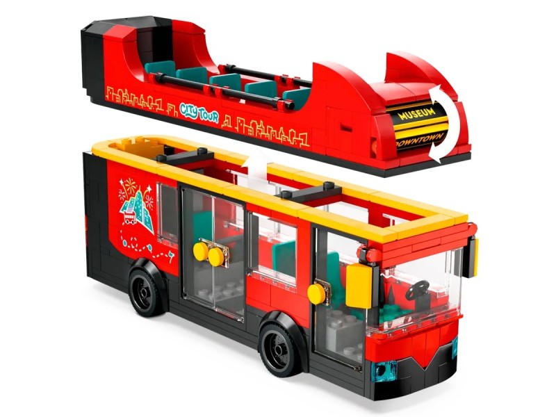LEGO CITY 60407 Red Double-Decker Sightseeing Bus 60407 – Lego Конструктори