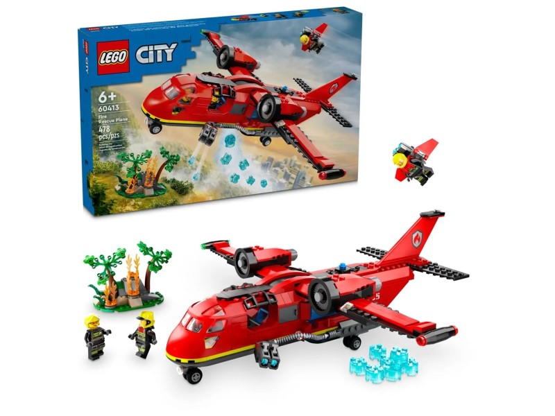 LEGO CITY 60413 FIRE RESCUE PLANE 60413 – Lego Конструктори