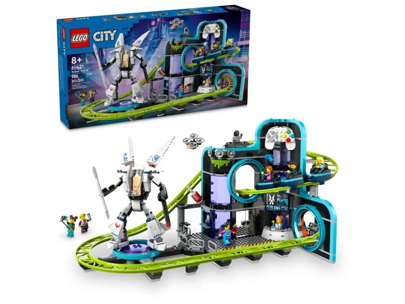 LEGO CITY 60421 Robot World Roller-Coaster Park 60421 – Lego Конструктори