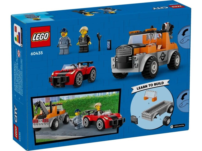 LEGO CITY 60435 Tow Truck and Sports Car Repair 60435 – Lego Конструктори
