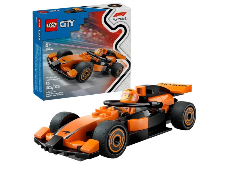 LEGO CITY 60442 F1 Driver with McLaren Race Car 60442 – Lego Конструктори
