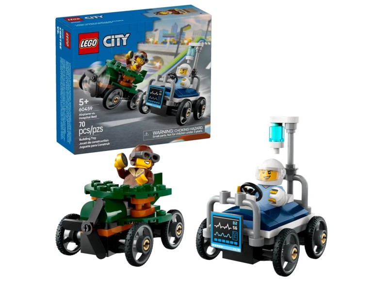 LEGO CITY 60459 Airplane vs. Hospital Bed 60459 – Lego Конструктори