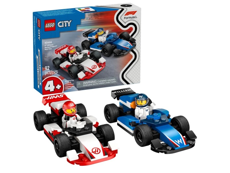 LEGO CITY 60464 F1 - Williams Racing & Haas F1 Race Cars 60464 – Lego Конструктори