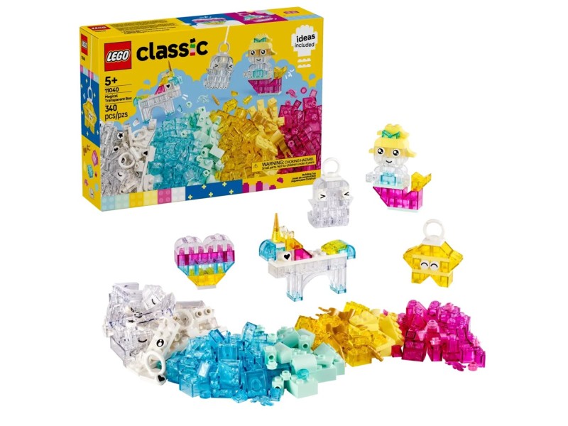 LEGO CLASSIC 11040 Magical Transpanent Box 11040 – Lego Конструктори
