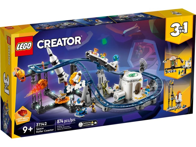 LEGO CREATOR 3 IN 1 31142 SPACE ROLLER COASTER 31142 – Lego Конструктори