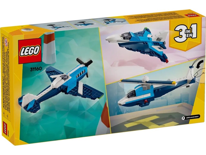 LEGO CREATOR 3 IN 1 31160 Race Plane 31160 – Lego Конструктори