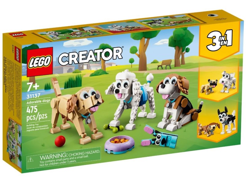 LEGO CREATOR 31137 ADORABLE DOGS 31137 – Lego Конструктори